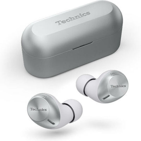 Technics EAH-AZ40M2 In-Ear Bluetooth-Freisprecheinrichtung Kopfhörer mit Schweißresistenz und Ladeetui Silber