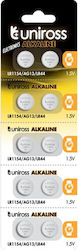 Uniross Αλκαλικές Μπαταρίες LR44 1.5V 10τμχ