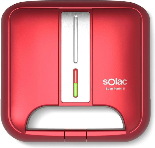 Solac Sandwich Maker for for 2 Sandwiches Sandwiches 750W Red