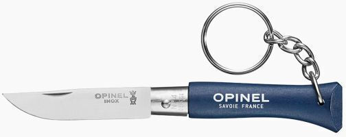 Opinel No.4 Briceag Breloc Albastru