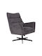 Gemma Bergère Swivel Gray 78x78x101cm