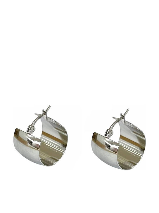 Tatu Moyo Earrings Hoops made of Steel