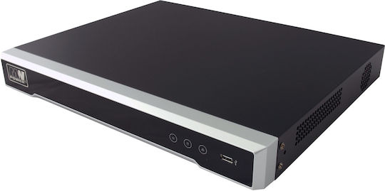 MW Power 224009 Καταγραφικό NVR 8 Καναλιών με Ανάλυση 4K