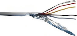 Καλώδιο Συναγερμού με Διατομή 4x0.22mm² 100m