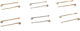 Ro-Ro Accessories 2pcs Gold Rhinestone Hair Pin