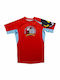 Chosen Short Sleeve Shirt CHRS123 for Jiu-Jitsu Red