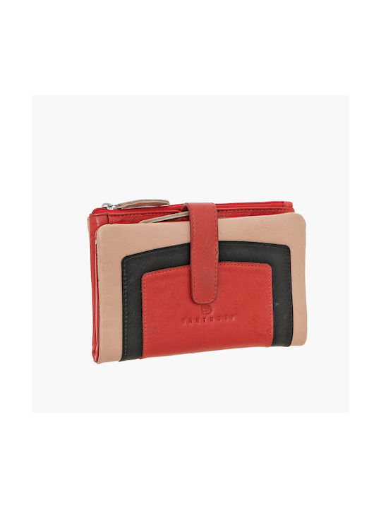 Bartuggi Leather Women's Wallet Red