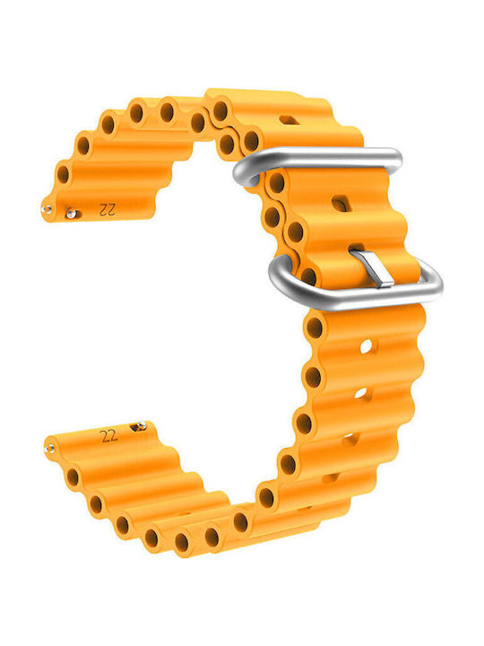 KOSTELO Gummi-Armband Orange 20mm