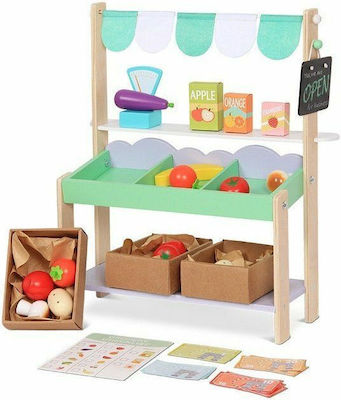 Petoneer Kids Shop Πάγκος Λαϊκής made of Wood