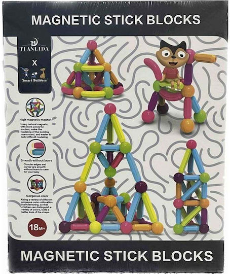 eToy Μαγνητικό Παιχνίδι Κατασκευών για Παιδιά 1.5+ Ετών JK143960