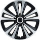 Jestic Car Hubcap Set 14" 4pcs Orange