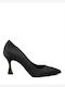 Zakro Collection Pantofi cu toc Black Micro