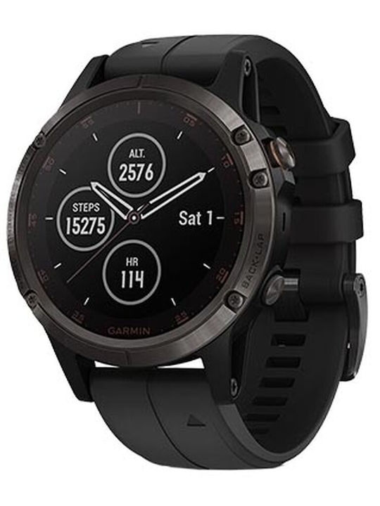 Garmin Fenix 5S Plus Stainless Steel 42mm Smartwatch Skroutz.gr