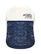 Croci Knitted Sweater Dog Shirt in Blue color 45cm.