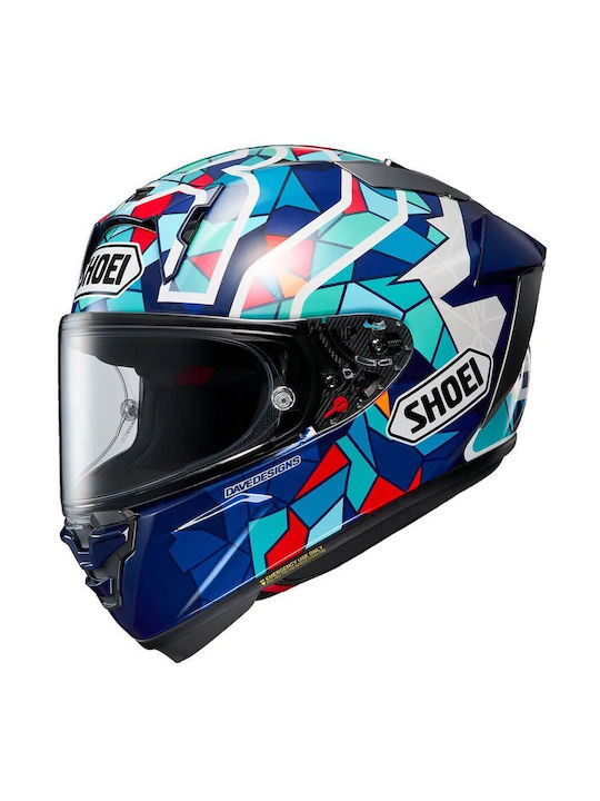 Shoei X-Spirit Pro Marquez Barcelona TC-10 Cască de motocicletă Full Face ECE 22.06 1450gr