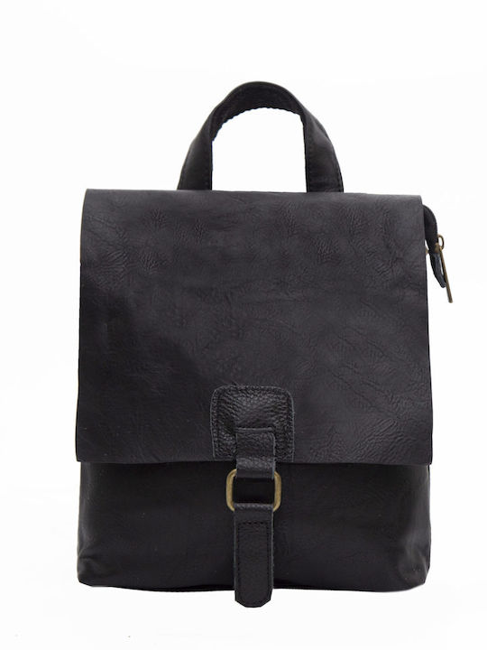 Paolo Bags Women's Bag Backpack Black