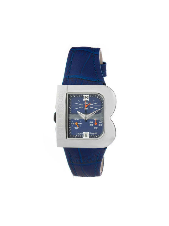 Laura Biagiotti Watch with Blue Leather Strap