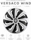 Versaco Set Capace De Roți Auto Wind Sb Cbx Compatibilitate Toyota 4 Bucăți 16 Negru