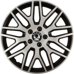Versaco Dakar Τάσια 15" με Σήμα Skoda Μαύρο 4τμχ