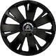 Versaco Auto Radkappen Set Energy Cbx mit Marke Citroen 4Stück 16" Schwarz