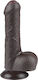 Lovetoy Dildo με Όρχεις και Βεντούζα Flesh 18.3cm