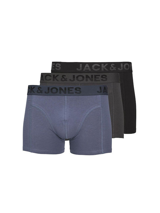 Jack & Jones Ανδρικά Μποξεράκια Black 3Pack