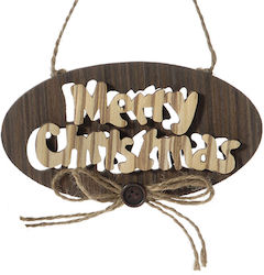 Iliadis Christmas Decorative Sign Brown