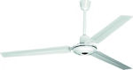 Ceiling Fan 142cm White