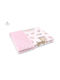 MimiNu MimiNu Babydecke Wickeltücher für Kinderzimmer Rosa 75x100cm