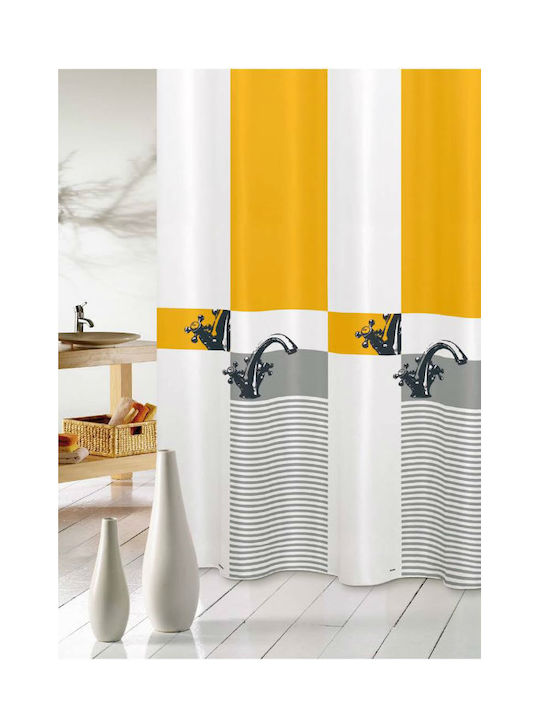 B4Bath Fabric Shower Curtain