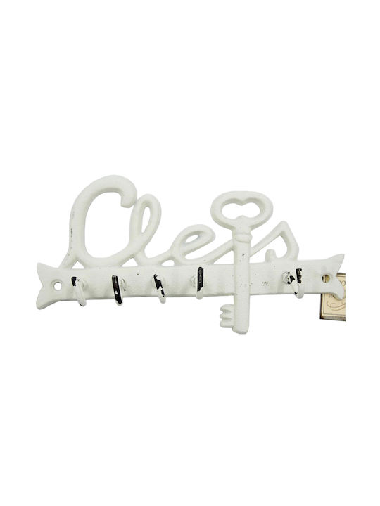 Royal Art Collection Antique Wall Hanger Metal 5 Hooks Bronze