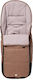 Mutsy Stroller Footmuff with Fleece Lining Brown
