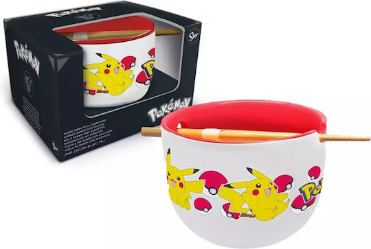 Just Funky Pokemon - Pikachu Μπωλ Σερβιρίσματος Στρογγυλό Κεραμικό Μπεζ Just Funky Pokemon - Pikachu Μπωλ Σερβιρίσματος Στρογγυλό Κεραμικό Μπεζ