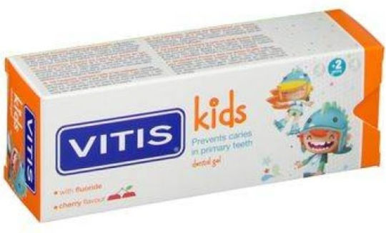 Vitis Baby-Zahnpasta Für 2+ Jahre Mit Kirsch Geschmack 50ml