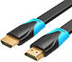Vention HDMI 2.0 Flat Cablu HDMI de sex masculin - HDMI de sex masculin 1m Negru