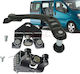 Μπάρες Οροφής Μεταλλικές για Opel Vivaro Renault Trafic Nissan Primastar (Σετ με πόδια) Ασημί