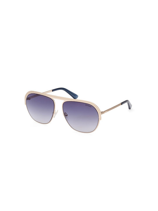 Guess Sunglasses with Gold Metal Frame and Gold Lens GU5226 32W