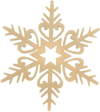 Drew Pearson International Ltd Wooden Christmas Decoration 1pcs