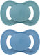 Lullaby Planet Pacifiers Silicone Ocean Teal & Dove Blue for 6+ months 2pcs