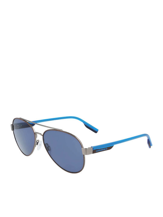 Converse Disrupt Men's Sunglasses with Gray Metal Frame and Blue Lens CV300S-201