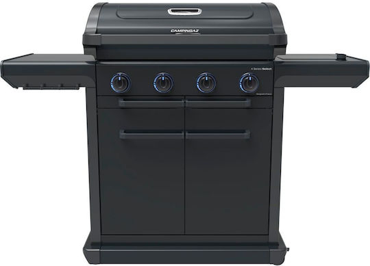 Campingaz Series Onyx S Газово Барбекю Чугунена Решетка с 4 бр и Страничен Нагревател