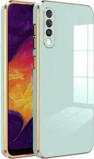 Bodycell Plated Umschlag Rückseite Silikon mit Band Gold (Galaxy A50)