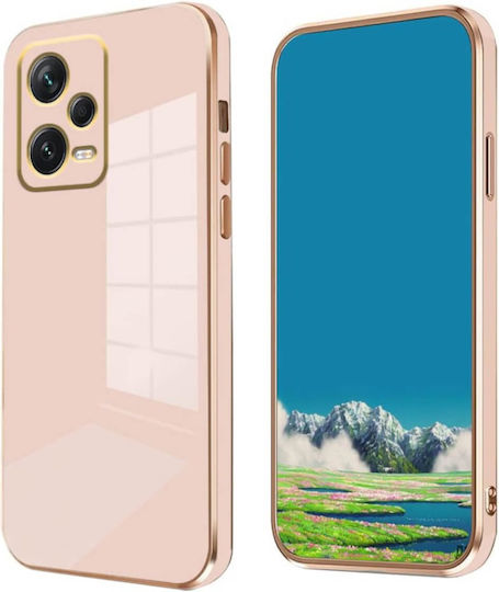 Bodycell Plated Back Cover Σιλικόνης με Λουράκι Χρυσό (Xiaomi 12 Pro)