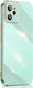 Bodycell Plated Back Cover Silicon cu Curea Aur...