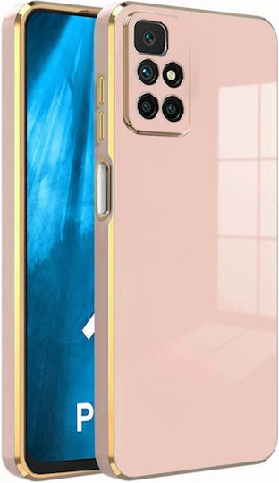 Bodycell Plated Back Cover Silicon cu Curea Auriu (Redmi 10 / 10 2022 )