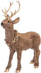 BigBuy Christmas Figure Deer Brown 40x17x14cm.