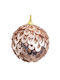 BigBuy Weihnachtshänger Kugel Ornament Plastik 6cm