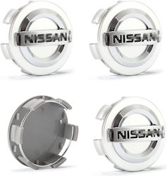 Wheel Center Caps Nissan with 54mm Internal Diameter 4pcs