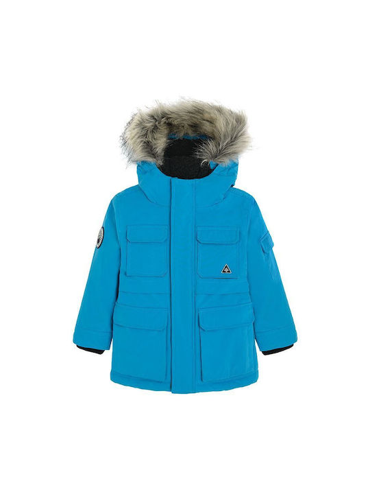 Cool Club Kids Casual Jacket with Hood Blue