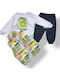 Kinder-Set mit Hose Winter 2Stück Lime